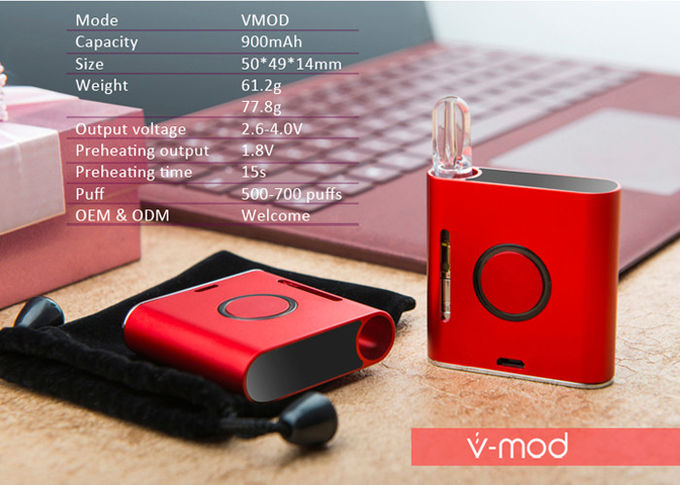 modificação VMOD micro USB da bateria de Vape da bateria 900mAh recarregável para o cartucho de CBD