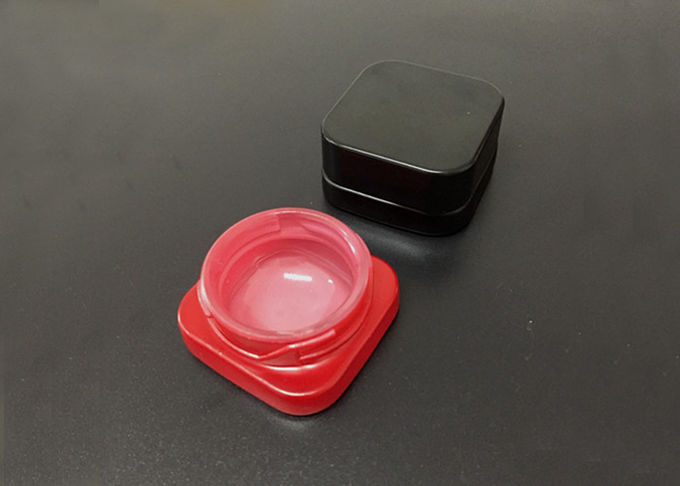 Do quadrado de vidro resistente do recipiente 5ml do concentrado do cubo da criança frasco de vidro (500pcs)
