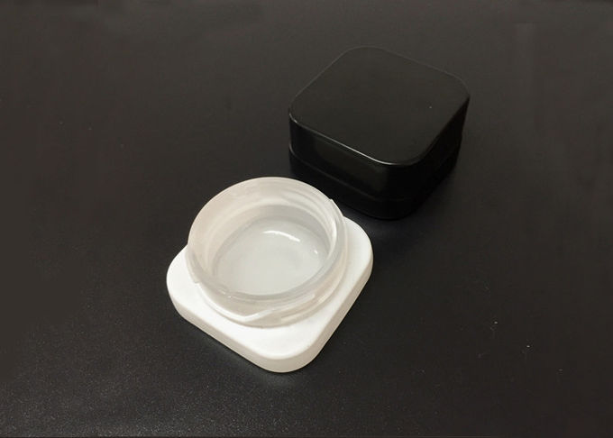 Do quadrado de vidro resistente do recipiente 5ml do concentrado do cubo da criança frasco de vidro (500pcs)